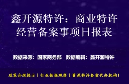 海南省-鑫开源特许：商业特许经营备案事项日报表 2026-07-08